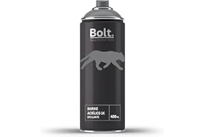 Bolt Spray Premium Paint - SPRAY BOLT BARNIZ ACRILICO BRILLANTE 1K 400 ML