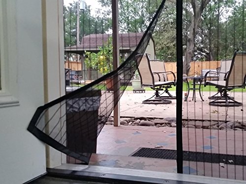 Magnet Fliegengitter Tür Insektenschutz Magnet Fliegenvorhang Moskito Vorhang 90*210 / 100*220 ist Ideal für die Balkontür, Kellertür, Terrassentür, Kinderleichte Klebemontage Ganz Ohne Bohren (100*220cm) - 2