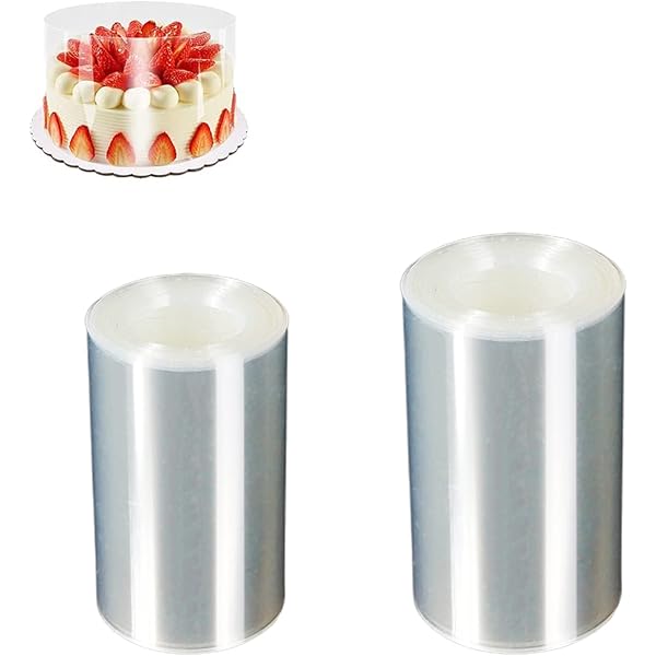 Rotolo Acetato Per Torte 25 Cm X 10 M - Collare Per Decorazione Torte Mousse E Dolci - Trasparente E Alimentare - Foto 12