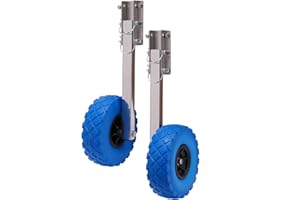 SHZICMY Ruedas de transporte para botes inflables, ruedas traseras