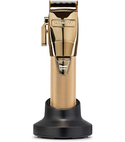 BaBylissPRO FX870G Lithium Cord/Cordless Hair Clipper, Gold