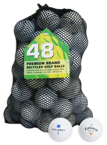 Second Chance, Palline da Golf 48 Titleist Lake, Bianco (Weiß)