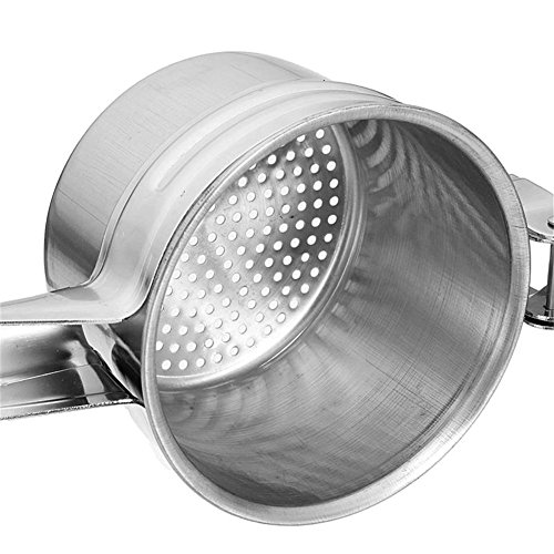 valink Edelstahl Kartoffelpresse Kartoffelstampfer, Obst Gemüse Press Maker Saftpresse Crusher Squeezer – Einfache Reinigung Haushalt Küche Kochen Tools – 27 x 9 x 10 cm - 7