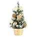 Produktbild Künstlich Weihnachtsbaum Mini Weihnachtsbaum Tisch Deko Tannenbaum Grün PVC Künstlich Kiefer Weihnachten Geschenk Party Festival Dekoration für Home, Büro, Einkaufszentrum, Café