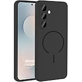 Microsonic Samsung Galaxy S25 FE i&ccedil;in Kılıf Zeno MagSafe Siyah [Galaxy S25 FE ile Uyumlu Kılıf - Siyah]
