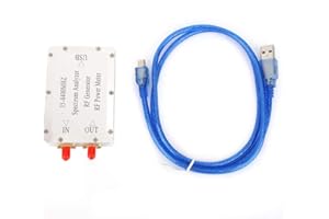 CAREDY Spectrum Analyzer,35-4400Mhz Rf Meter Network Analyzer Siglent Spectrum Analyzer Spectrum Analyzer Aluminum Alloy Shell Sweep Signal Source Power Meter