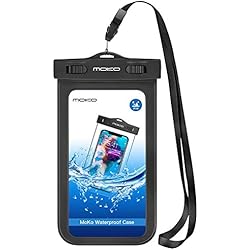 MoKo WPC-LY-140823F-BK-FA - Funda Impermeable de protección para teléfono móvil de 5.7", Negro