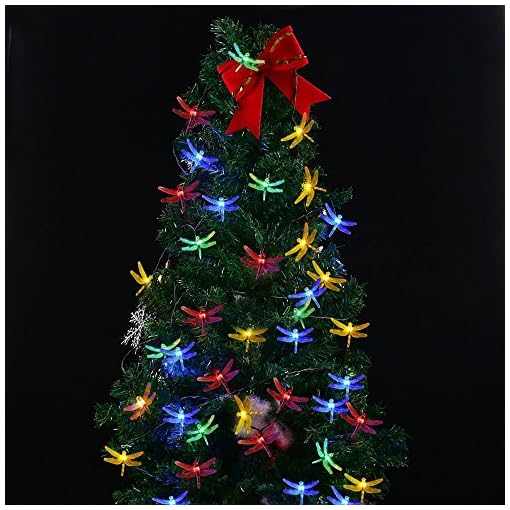 Albero Di Natale A Led Per Esterno.Dax Hub Solare Cordi Luci 8 Modi 30 Led Palle 6m Con Multi Colori Fancy Bulbles Per Natale Patio Prato Recinto Esterno Decorazione Perfetta Per La Casa Esterna Albero Di Natale Centro Commerciale Festa