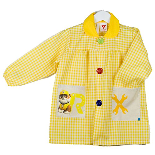 KLOTTZ 4861-PAW-AMARILLO-2 - BABY PATRULLA CANINA MANDILON GUARDERIA niñas color: AMARILLO talla: 2