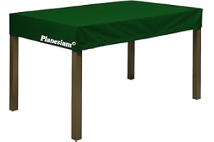 Planesium Housse pour Table de Jardin, Housse de Protection Bâche Imperméable pour Meubles Jardin et Hivernage Mobilier Salon de Jardin 575g/m 200cm x 100cm x 30cm Vert Sapin