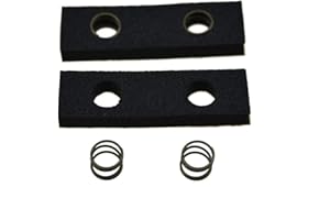 Dopro 2pcs Bass Pickup Height Foam Pickup Height Adjustment Pads with Springs for Jazz J Bass/Jazzmaster Pickups