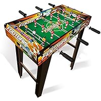 VILLA GIOCATTOLI – Futbolín de Madera con 3 Barras telescópicas "Legend Stadium"