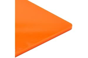 CRESTGLASS 3mm Perspex Carrot Orange Gloss Cast Acrylic Plastic Sheet 16 SIZES TO CHOOSE(297mm x 210mm / A4)