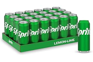 Sprite – 24 Lattine da 330 ml, Gusto Lemon-lime, A Basso Contenuto di Zuccheri, Lattina 100% riciclabile, Gusto Naturalmente Rinfrescante, Bevanda Analcolica Frizzante