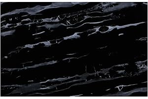 CASAXXL Glasplatte als Tischplatte in 115x65cm Facettenschliff, Schutzplatte mit 6mm ESG Sicherheitsglas (Marmoroptik Schwarz)