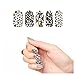 Tattify Geometric Nail Wraps - You Want a Piece of Me? (Set of 22)