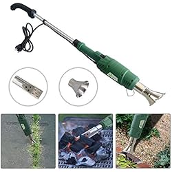 Désherbeur électrique 2000 W | Brûleur électrique de mauvaises herbes | Enlève les mauvaises herbes en quelques secondes | Allume barbecue | Sans flammes ni produits chimiques  Brûleur 2 en 1