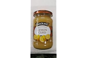 BATHTIME BAKERY Lemon Curd 340g, Mackays. Suitable for Vegetarians, Gluten Diets