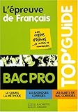 Image de L'épreuve de Français Bac Pro