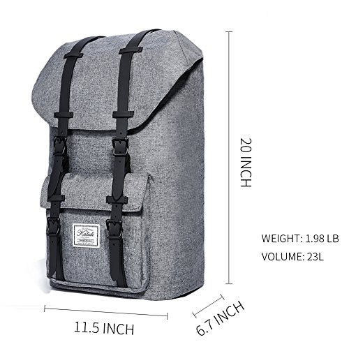 KALIDI 17 Zoll Laptop Rucksack Backpack Schulrucksack f  r bis zu 15 6 zoll Laptop Notebook Computer Arbeit Campus Studenten Outdoor Reisen Wandern mi