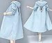 Produktbild RBB Sommer Sonnenschutz Kleidung Weiblich Lange mit Kapuze Große Größe Lose Bestickt Druck Strand Tragen Jacke,Blau,L