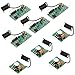 Anpro 4x 433 MHz Empfänger und Funk Sende Modul Superregeneration Wireless Transmitter Modul Einbrecher Alarm Burglar Alarm mit 2 Helical Antenne