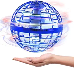 DBT Flying Ball Toys for Kids | Flying Orb Ball Toy USB Rechargeable Built-in RGB Lights 360?Rotating Magic Controller. (Multi Color)