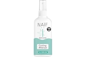 Naïf - Spray refrescante aftersun - para bebé y niño - 0% perfume - Calma y refresca la piel - Sin microplásticos, aceites minerales ni siliconas - Dermatológicamente probado - Vegano - 175 ml