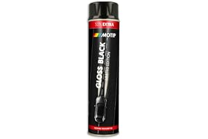 Motip Spray sprayfärg, svart (Gloss Black), 600 ml