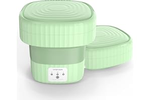Mini Machine à Laver, Machine a Laver Portable pour Sous-vêtements, Chaussettes, Vêtements de bébé, Voyage, Dortoir, Camping-car, Maison, Machine a Laver Camping, Mini Lave Linge Pliable Automatique