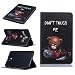 Produktbild Romtronic Cute Colorful Flip Tasche PU Leder Abdeckung Stand Schutzhülle für Samsung Galaxy Tab A6 10.1 Pouces SM-T580 / SM-T585 + 1 x Schwarz Stylus (Design 09)