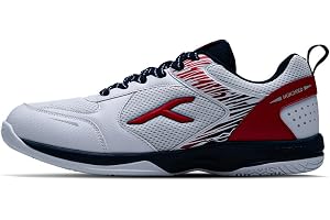 Hundred Court Star Pro Non Marking Badminton Shoes | Also Perfect for Squash, Table Tennis, Volleyball, Basketball & Indoor Sports | Lightweight & Durable