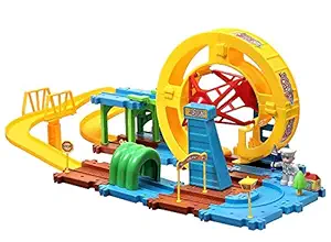 Webby Battery Operated Wheel Toy Train Play Set (42 Pcs )
