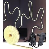 5 Metre Esnek Neon Led Şerit Butonlu Dekoratif Aydınlatma Seti SB-6536 (G&uuml;n Işığı)