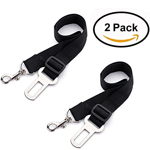 2x-Dog-Seat-Belt-Pet-Cat-Car-Safety-Seat-Strap-Harness-Adjustable-Leads-Harness-for-Cars-Vehicle