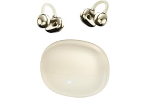 CATGIFF Open Ear Kopfhörer Bluetooth 5.4 mit 4,8g Lightweight, 12mm Treiber mit Spatial Sound, IP5, Clip-On Kopfhörer Sport, Dynamischer EQ, 3D-Klang, Komfort-Ohrhörer für Sport/Fitness/Laufen -weiß