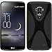 Produktbild PhoneNatic Case für LG G Flex Hülle Silikon schwarz X-Style + 2 Schutzfolien