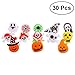 Produktbild YeahiBaby 30 stücke Halloween Leuchten Ringe LED Finger Lichter Spielzeug Gastgeschenke Lichter für Kinder und Erwachsene (Random Stil)