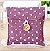 Produktbild fulla2116 Baumwollgemisch Dotted Sanitär Serviettenhalter Tasche Beutel (lila)