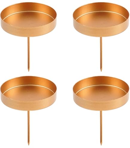 Kaarsenhouder adventskrans, 8 cm, zwart, 6 stuks, adventskandelaar, metaal, stompkaarsen, krans, kaarsen, kerstdecoratie