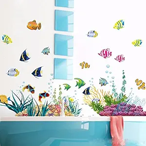Gadgets wrap The Underwater World Fishes Wall Decal for Home Or Office Wall