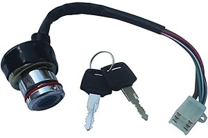 KIPA 6-Wires Key Ignition Switch for Kazuma Meerkat 50CC Falcon 90CC 110CC 125cc RedCat ATV Quad