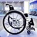 Produktbild Eigenantrieb Rollstuhl Folding Portable Mit Ultra Light Aluminiumlegierung Schnellspanner Hinterrad Stoßdämpfer Für Behinderte Ältere Fahren Medical,E,40