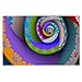 Produktbild Kess eigene Michael sussna "Flor Essence" Rainbow Spirale Dekorative Fußmatte, 24 von 91,4 cm