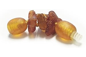 PetLove Extension pour Collier en Ambre • 100% Ambre Baltique • Collier Antiparasitaire pour Chien et Chat • Longueur: 3 cm