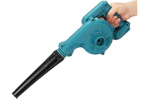 Warmfunn Soffiatore universale a batteria LeafBlower, per batteria Makita 18 V, ventilatore elettrico leggero 2 in 1 e aspirapolvere per la cura del prato, auto, pulizia angolo della polvere