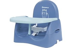 Badabulle Réhausseur Chaise Bébé - Chat, Pliable, Universel, De 6 à 36 mois