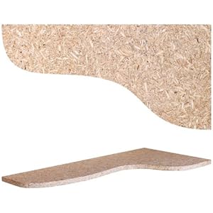 Liegebrett Ablage Einlegeboden Ebene 55x35 cm für Terrarium OSB