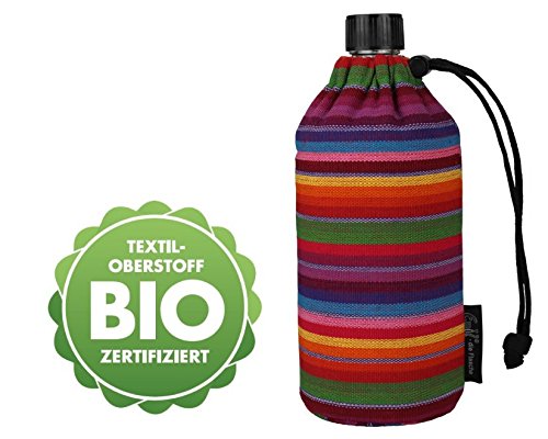 Emil 0,6l - Bio Streifen Trinkflasche Flasche new Design