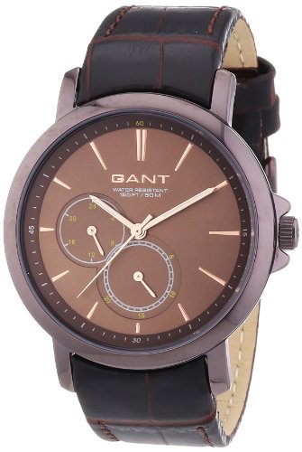 GANT Damen-Armbanduhr Analog Quarz Leder W70483 GANT Damen-Armbanduhr Analog Quarz Leder W70483